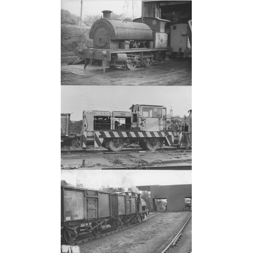 442 - Railway. Industrial - Iron & Steel Works. An assortment of approx. 200+, mainly black and white post... 