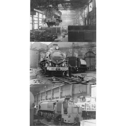 442 - Railway. Industrial - Iron & Steel Works. An assortment of approx. 200+, mainly black and white post... 