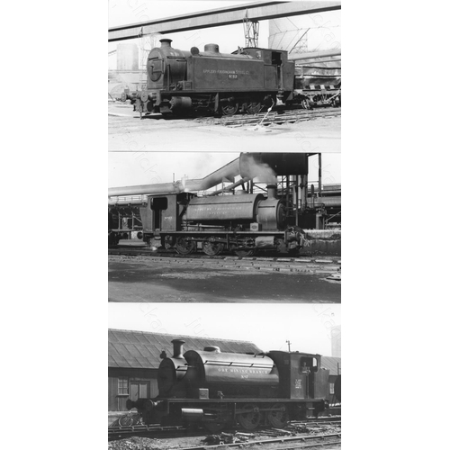 444 - Railway. Industrial - Iron & Steel Works. An assortment of approx. 200+, mainly black and white post... 