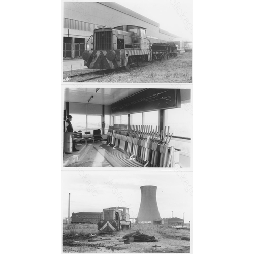 445 - Railway. Industrial - Iron & Steel Works. An assortment of approx. 200+, mainly black and white post... 