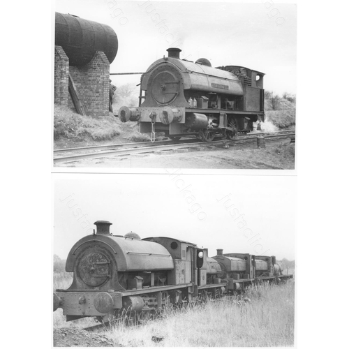 446 - Railway. Industrial - end of collection. An assortment of approx. 300+, mainly black and white postc... 