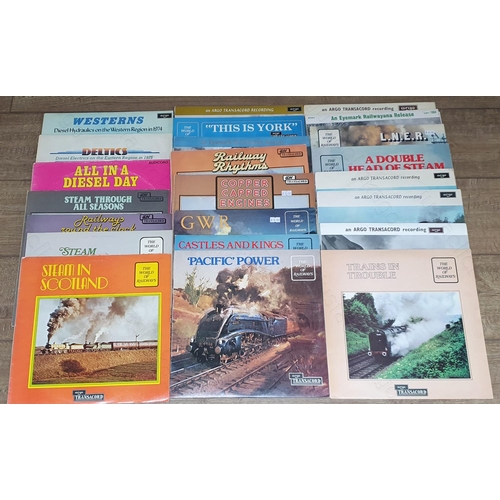 451 - Railway. A good selection of 23 L.P. records, many from the Argo Transacord label. The majority are ... 