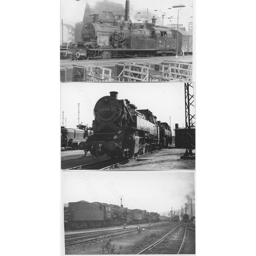 454 - Railway. Overseas Traction - Germany. A collection of approx. 150+, mainly black and white, postcard... 