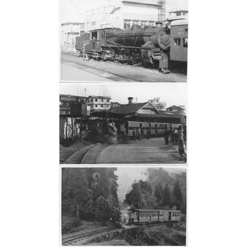 457 - Railway. Overseas Traction - India and Pakistan . A collection of approx. 150+, mainly black and whi... 