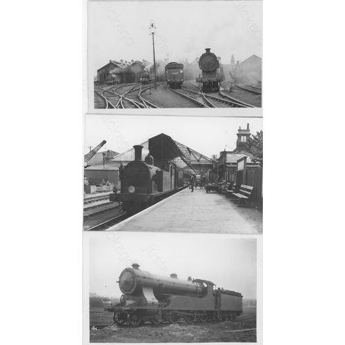 458 - Railway. Southern Railway. A collection of approx. 200, black and white, postcard size prints. The p... 