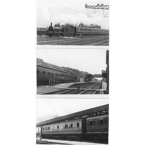 458 - Railway. Southern Railway. A collection of approx. 200, black and white, postcard size prints. The p... 