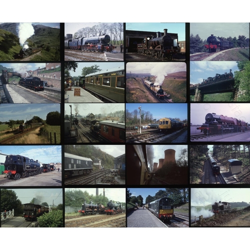 461 - Railway. Heritage Railways. A collection of approx. 250+ x 35mm, colour slides, mainly on Agfa film ... 