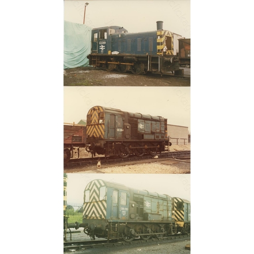 462 - Railway. Modern Traction. A shoebox containing approx. 700+ postcard size, colour prints. The prints... 