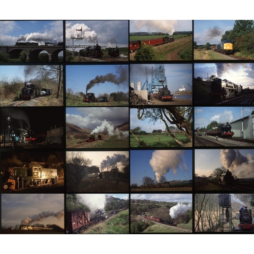 463 - Railway. Heritage Traction. A collection of approx. 470 x 35mm colour slides, mainly on Fujichrome f... 