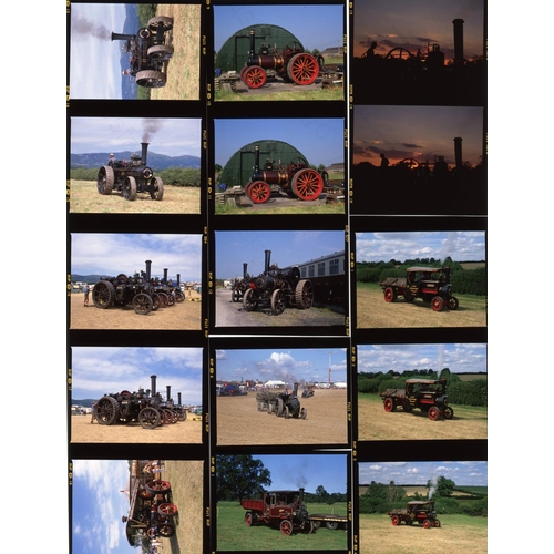 469 - Traction Engines. A fine selection of approx. 480, unmounted colour positives (Fuji film), medium fo... 