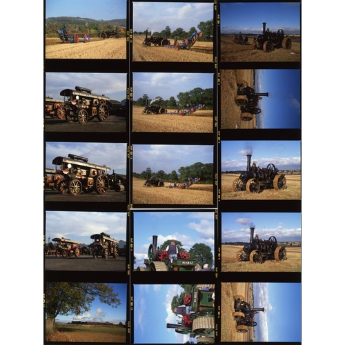 469 - Traction Engines. A fine selection of approx. 480, unmounted colour positives (Fuji film), medium fo... 