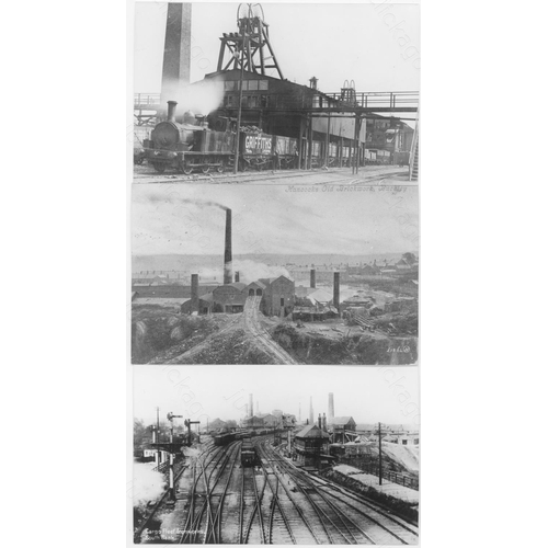 471 - Railway, Industrial. A good sized assortment of approx. 350, black and white, postcard size prints, ... 