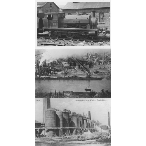 471 - Railway, Industrial. A good sized assortment of approx. 350, black and white, postcard size prints, ... 