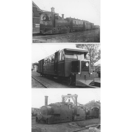 474 - Railway. Irish and Welsh Narrow Gauge. A good assortment of approx. 300, black and white, postcard s... 