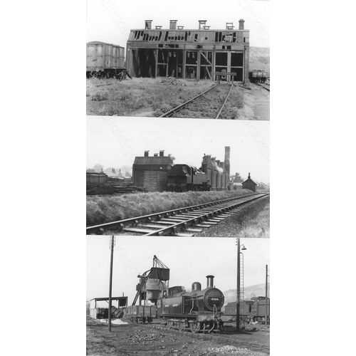 476 - Railway. BR Steam and miscellaneous railway photos. A small selection of approx. 135, mainly black a... 