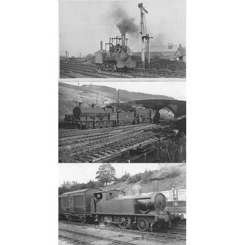 476 - Railway. BR Steam and miscellaneous railway photos. A small selection of approx. 135, mainly black a... 