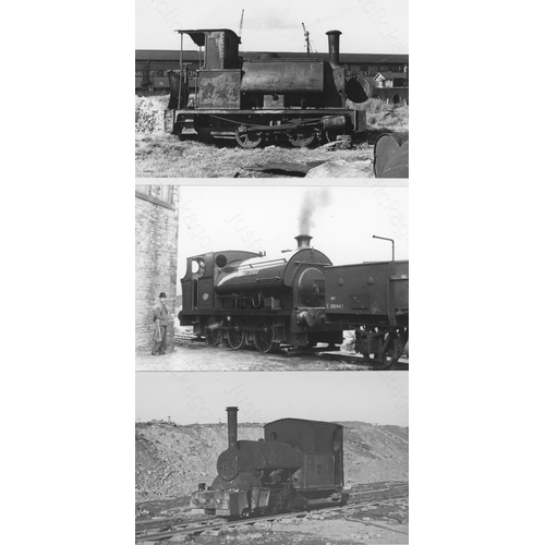 477 - Railway. Industrial. A good collection of approx. 285, mostly black and white, postcard size prints ... 