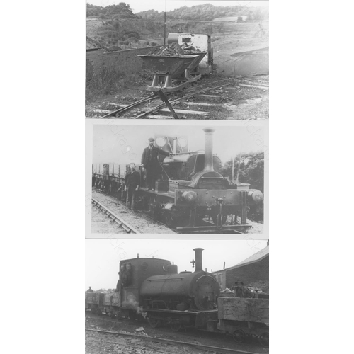 477 - Railway. Industrial. A good collection of approx. 285, mostly black and white, postcard size prints ... 