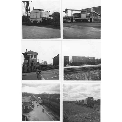 478 - Railway. Industrial. A good collection of approx. 450, mostly black and white, 3.25