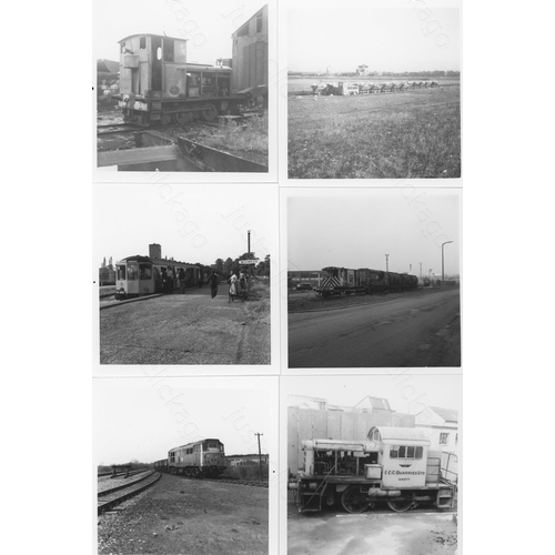 478 - Railway. Industrial. A good collection of approx. 450, mostly black and white, 3.25