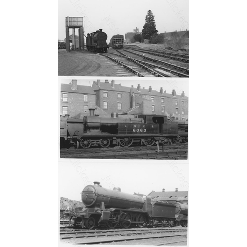 5 - Railway. B.R. Steam. A box of Approx. 800, black and white, postcard size and some larger prints. Th...