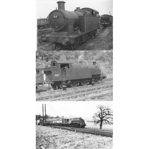 5 - Railway. B.R. Steam. A box of Approx. 800, black and white, postcard size and some larger prints. Th...