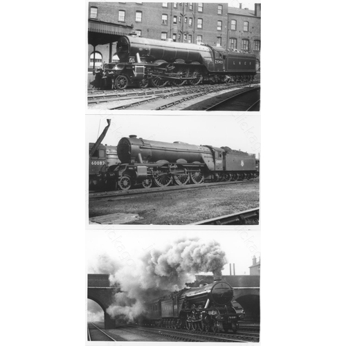 5 - Railway. B.R. Steam. A box of Approx. 800, black and white, postcard size and some larger prints. Th...