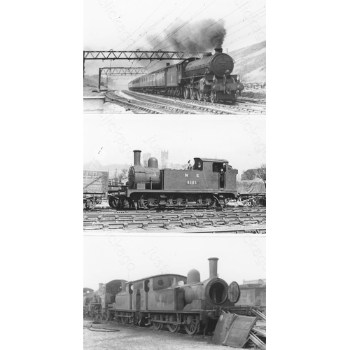 5 - Railway. B.R. Steam. A box of Approx. 800, black and white, postcard size and some larger prints. Th...