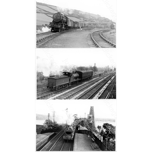 5 - Railway. B.R. Steam. A box of Approx. 800, black and white, postcard size and some larger prints. Th...