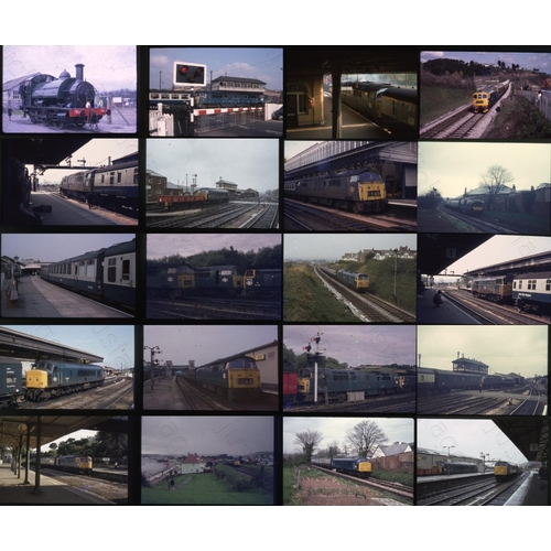 500 - Railway. Modern Traction. A small selection of approx. 106 x 35mm, colour slides, on mixed film stoc... 