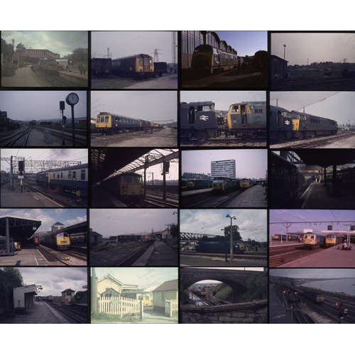 508 - Railway. Modern Traction. A small assortment of approx. 47 x 35mm, colour slides, mainly on Agfa fil... 