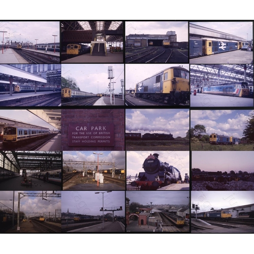 510 - Railway. Modern Traction. An assortment of approx. 260 x 35mm, colour slides, mainly on Agfa film st... 