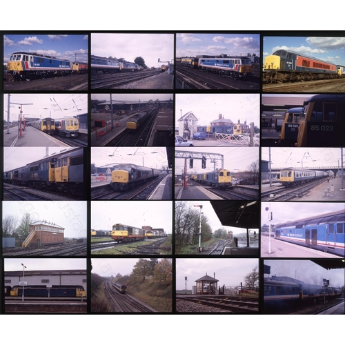 512 - Railway. Modern Traction. An assortment of approx. 235 x 35mm, colour slides, mainly on Agfa film st... 