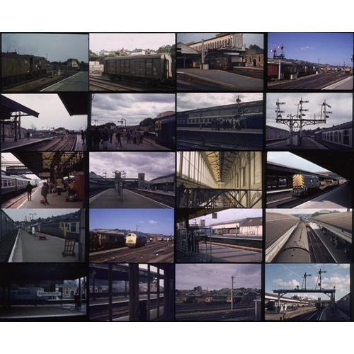 513 - Railway. Modern Traction and Infrastructure. A small assortment of approx. 50 x 35mm, colour slides,... 