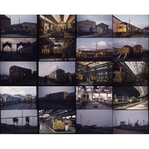 514 - Railway. Modern Traction. A small assortment of approx. 64 x 35mm, colour slides, mainly on Agfa fil... 