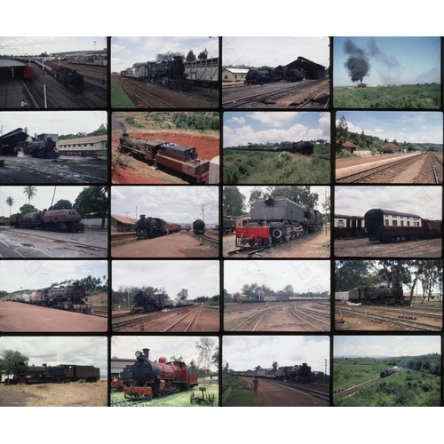 570 - Railway. Overseas Traction - KENYA. A good collection of 50 x 35mm, Kodachrome colour slides, housed... 