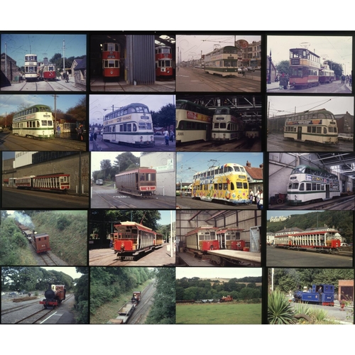 579 - Trams and Isle of Man. A good selection of 37 x 35mm,  mainly Agfachrome colour slides. There are 23... 