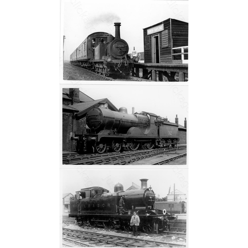 6 - Railway. B.R. Steam. A box of Approx. 700, black and white, postcard size prints. The prints feature...