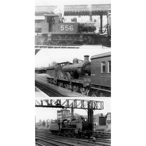 7 - Railway. B.R. Steam. A box of Approx. 800, black and white, postcard size prints. The prints feature...