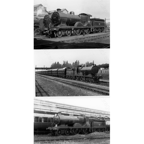 7 - Railway. B.R. Steam. A box of Approx. 800, black and white, postcard size prints. The prints feature...