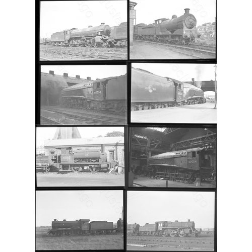 70 - Railway. B.R. Steam. A selection of approx. 50 x medium format, black and white, negatives. The nega... 