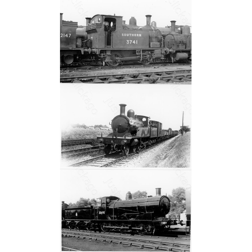 8 - Railway. B.R. Steam. A box of Approx. 750, black and white, postcard size prints. The prints feature... 