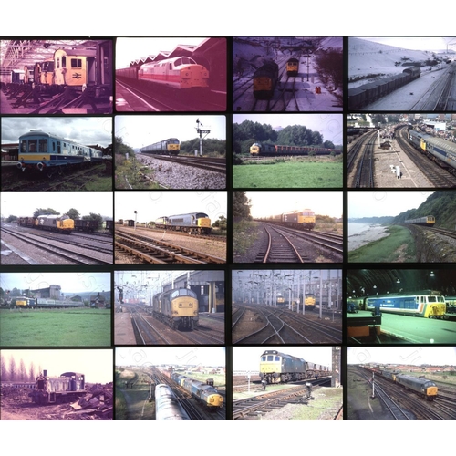 94 - Railway. Modern Traction. A small assortment of approx. 160 x 35mm colour slides, on mixed film stoc... 