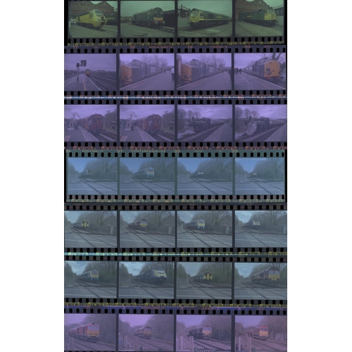 20 - Railway. Modern Traction. A collection of approx. 300 x 35mm colour negatives (mostly in strips), fr... 