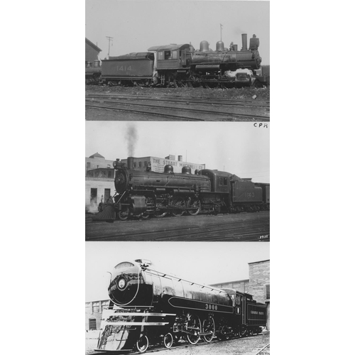 26 - Railway. A collection of approx. 110 original postcards, featuring mainly steam locomotive views fro... 