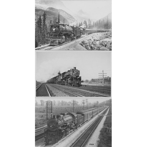 26 - Railway. A collection of approx. 110 original postcards, featuring mainly steam locomotive views fro... 