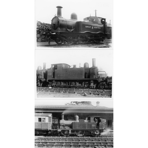 36 - Railway. B.R. Steam. A box of Approx. 700, black and white, postcard size prints. The prints are sli...