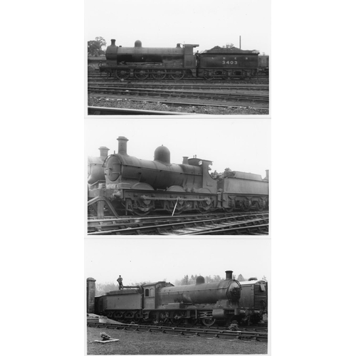 37 - Railway. B.R. Steam. A box of Approx. 700, black and white, postcard size prints. The prints are sli... 