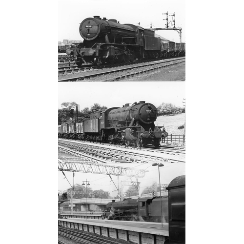 37 - Railway. B.R. Steam. A box of Approx. 700, black and white, postcard size prints. The prints are sli... 