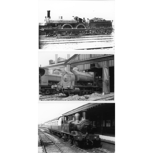 37 - Railway. B.R. Steam. A box of Approx. 700, black and white, postcard size prints. The prints are sli... 